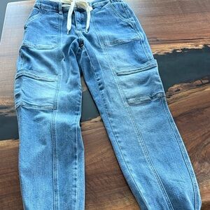 Judy Blue Denim Joggers with Drawstring